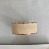Lilly Pulitzer Jewelry | Lillly Pulitzer White Enamel & Gold Plate Bangle | Color: Gold/White | Size: Os
