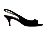 Kate Spade Shoes | Kate Spade Peep Toe Slingback Heels 9.5 | Color: Black | Size: 9.5