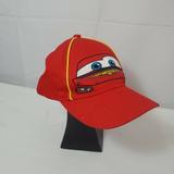 Disney Accessories | Disney Pixar Cars Piston Cup Hat Cap Boy Red Fit Cotton One Fits Embroidered | Color: Red | Size: Os