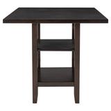 Red Barrel Studio® Square Wooden Dining Table Wood in Brown, Size 36.2 H x 35.4 W x 35.4 D in | Wayfair D377E8F37AC74551859939904AD4B98C