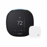 ecobee 4 Smart Thermostat with Room Sensor and Built-in Amazon Alexa, Black