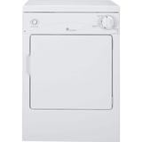 GE 3.6 cu. ft. 120-Volt White Stackable Electric Vented Portable Compact Dryer