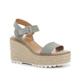 Crown Vintage Pleanne Espadrille Wedge Sandal | Women's | Sage Green Suede | Size 7.5 | Sandals | Ankle Strap | Espadrille | Platform | Wedge