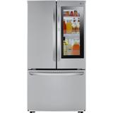LG InstaView 27-cu ft French Door Refrigerator with Ice Maker and Door within Door (Fingerprint Resistant) ENERGY STAR | LFCS27596S