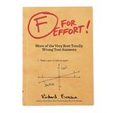 F for Effort Book