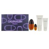 Calvin Klein Obsession 100ml Eau de Parfum Gift Set 200ml Body Lotion, 100ml Shower Gel, 15ml Purse Spray for Her