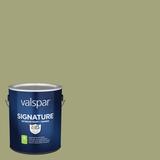 Valspar Signature Satin Brisk Olive 6002-4a Latex Interior Paint + Primer (1-Gallon) | 6002-4A-773975