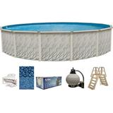 Meadows Round Above-Ground Swimming Pools | Full Start-Up Kit {Choose Size}