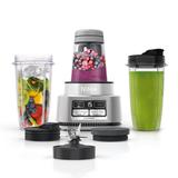 NINJA Foodi 24 oz. 4-Speed Auto-iQ Stainless Steel Smoothie Bowl Maker and Nutrient Extractor Blender 1200WP, Silver
