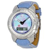 T-touch Titanium Blue Mother-of-pearl Analog/digital Multifunction Unisex Watch