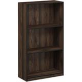 Latitude Run® 3-Tier Bookcase Storage Shelves Wood in Brown, Size 39.5 H x 21.8 W x 9.3 D in | Wayfair F109790585724245A58F762C1C0C7A23