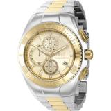 Cruise Chronograph Quartz Champagne Dial Watch -821011 - Metallic - TechnoMarine Watches