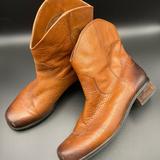 Jessica Simpson Shoes | Jessica Simpson Brown Leather Cowboy Boots | Color: Brown | Size: 8