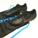 Nike Shoes | Nwot Nike Tiempo Legend 9 Elite Fg Firm Ground Soccer Cleats - Blackiron Gray | Color: Black/Gray | Size: 8