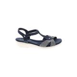 Grasshoppers Sandals: Blue Solid Shoes - Size 8 1/2