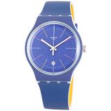 Blue Layered Quartz Blue Dial Watch