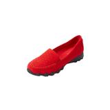 Women's The Pax Flat by Comfortview in Red (Size 8 M)