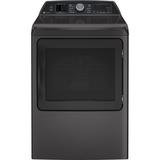 GE Appliances 7.4 Cubic Feet Cu. Ft. Smart Electric Dryer w/ Steam Dry, Size 43.88 H x 27.0 W x 31.13 D in | Wayfair PTD70EBSTWS