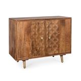 "Hadley 37"" Wide Wood Accent Cabinet - Gild Design House 06-00971"