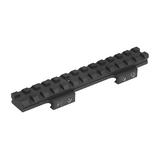 Badger Ordnance Ar-15 Flat-Top Elevated Riser Mount - Ar-15 Flat-Top Elevated Riser Mount 22 Moa Bla