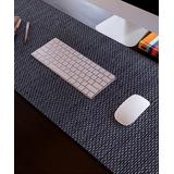 Bungalow Flooring Desk Organizers Gray - Gray Barbury Weave Desk Pad