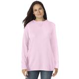 Plus Size Women's Thermal Sweatshirt by Woman Within in Pink (Size 6X)