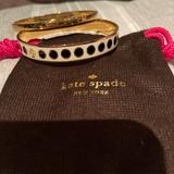 Kate Spade Jewelry | Kate Spade Bangles | Color: Black/Gold/White | Size: Os