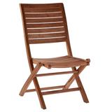 Loon Peak® Natural Teak Folding Dining Chair Wood in Brown, Size 36.61 H x 25.2 W x 16.54 D in | Wayfair B2F11F189AA441D2AE8A32EACAD947FD