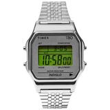 Timex Men's Archive T80 Digital Watch in Silver | END. Clothing