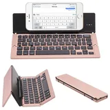 3.0 Wireless Keyboard Portable Tablet Keyboard for PC Laptop Aluminum Alloy Keyboard Foldable