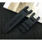 Luxury men Rubber Black silicone watchband Band for Invicta strap Subaqua Noma IV Noma 4 32mm lugs