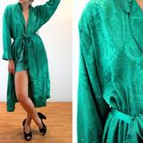 Victoria's Secret Other | Green Satin Vs Robe | Color: Green | Size: Small