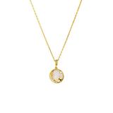 18k Gold Vermeil Sterling Silver Mother Of Pearl Celestial Pendant Necklace In Yellow At Nordstrom Rack - Yellow - SAVVY CIE JEWELS Necklaces