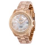 Invicta Pro Diver 0.6048 Carat Diamond Automatic Women's Watch w/Mother of Pearl Dial - 38mm Rose Gold (39292)