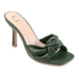 Journee Collection Diorra Women's Dress Sandals, Size: 7, Green