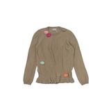 Rykiel Enfant Wool Pullover Sweater: Tan Tops - Kids Girl's Size 14
