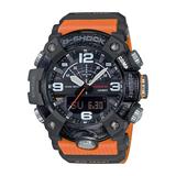 Men's Casio G-Shock Master of G Orange Strap Watch with Black Dial (Model: Ggb100-1A9)