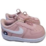 Nike Shoes | Nike Force 1 Toggle Se Pink Glazewhitepurple Dawn Toddler 6c | Color: Pink/White | Size: 6bb