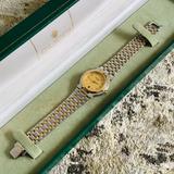 Gucci Accessories | Ladies Gucci Two Tone Stainless Steel Watch Wbox | Color: Gold/Silver | Size: Os