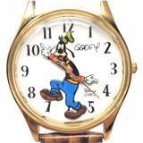 Disney Accessories | Disney Parks Vtg Goofy Quartz Watch | Color: Orange/White | Size: Os