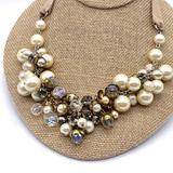 Anthropologie Jewelry | Anthropologie Rada Bib Necklace | Color: Cream/White | Size: Os