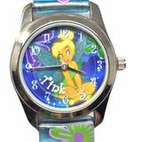 Disney Accessories | Disney Tinker Bell Plastic Flowers Watch | Color: Blue/Green | Size: Os