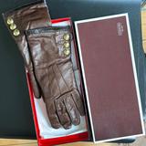Coach Accessories | Beautiful Coach Buttery Soft Brown Leather Gloves Wcashmere Lining. | Color: Brown | Size: 7.5 Medium