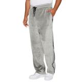 Men's Big & Tall MVP Velour Track Pant by MVP Collections in Heather Grey (Size 6XL)