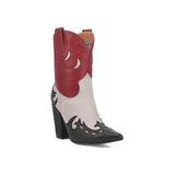 Women's Saucy Mid Calf Western Boot by Dingo in Black (Size 6 M)