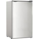 New Classic Compact Refrigerator w/ Zer, 3.2 Cu.Ft Mini Fridge w/ Reversible Door Stainless Steel in Gray, Size 32.48 H x 18.5 W x 17.32 D in