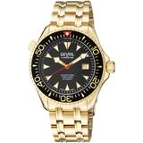Hudson Yards Watch Dial Yellow Gold Bracelet - Black - Gevril Watches