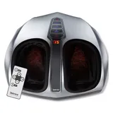 Belmint Shiatsu Deep Tissue Foot Massager Machine with Air Compression and Heat, Silver