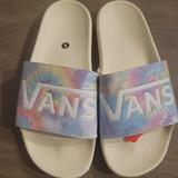 Vans Shoes | New Authentic Vans Women's Slides | Color: Blue/White | Size: Various