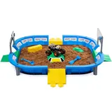 Monster Jam Monster Dirt Arena 24-Inch Playset with Monster Dirt and Exclusive 1:64 Scale Die-Cast Monster Jam Truck, Multicolor